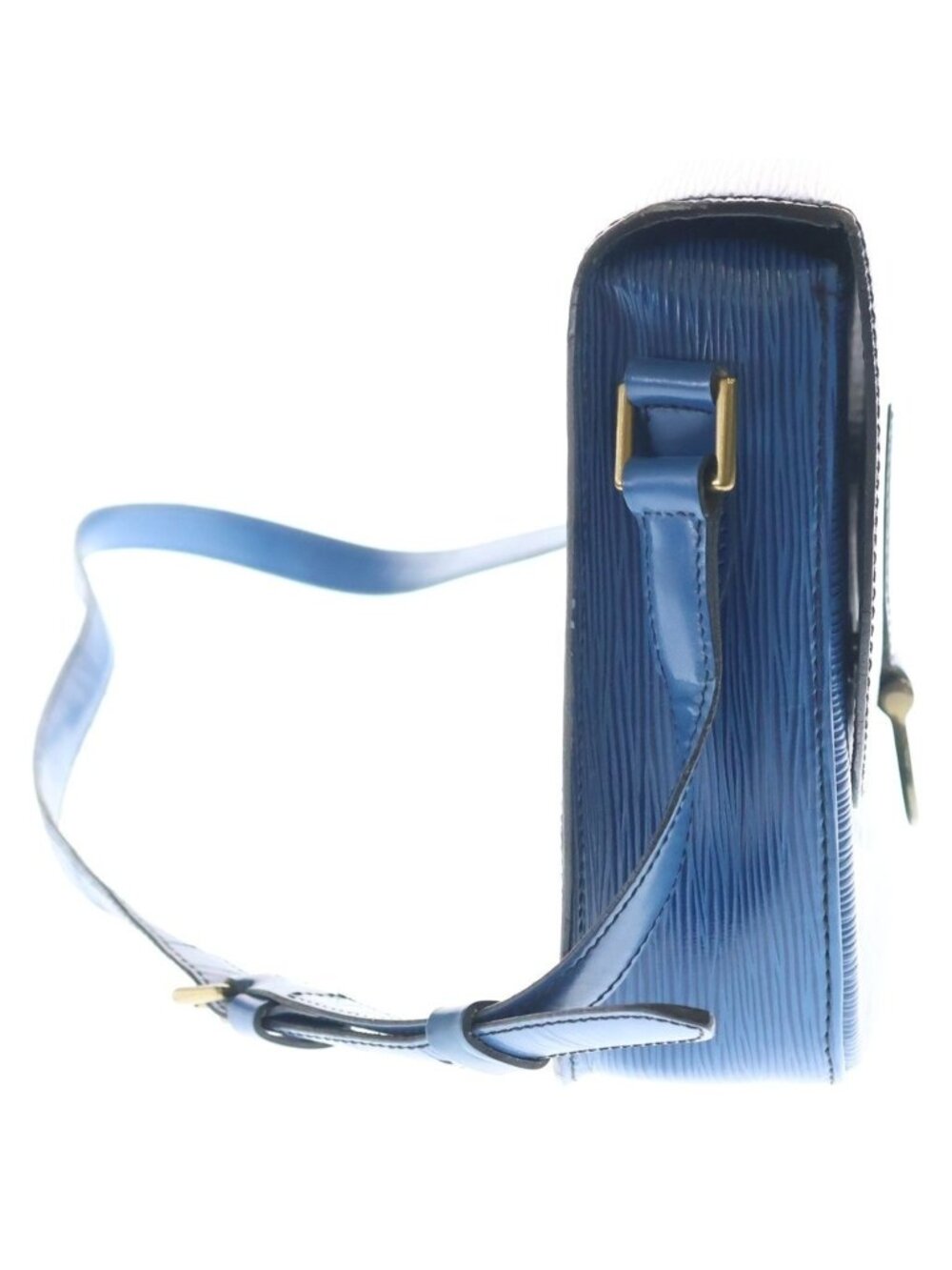 Louis Vuitton Saint Cloud Epi Leather Shoulder Bag Blue - Picture 3 of 10